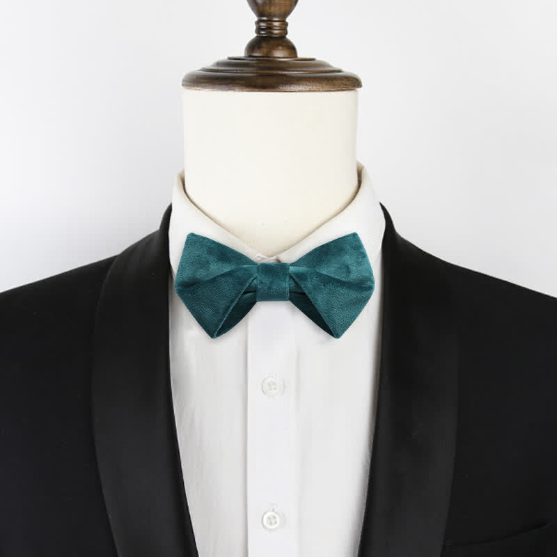 Papillon in velluto intrecciato elegante da uomo - image 6
