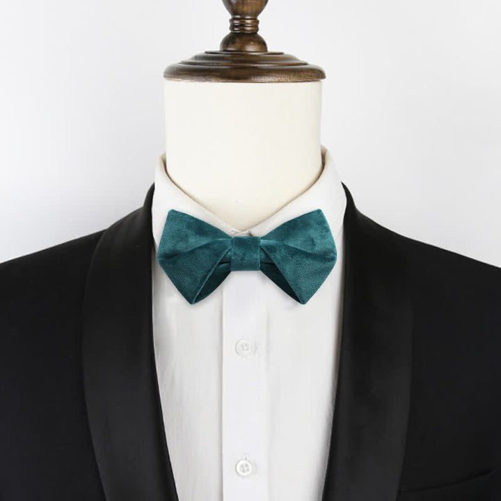 Papillon in velluto intrecciato elegante da uomo - image 6