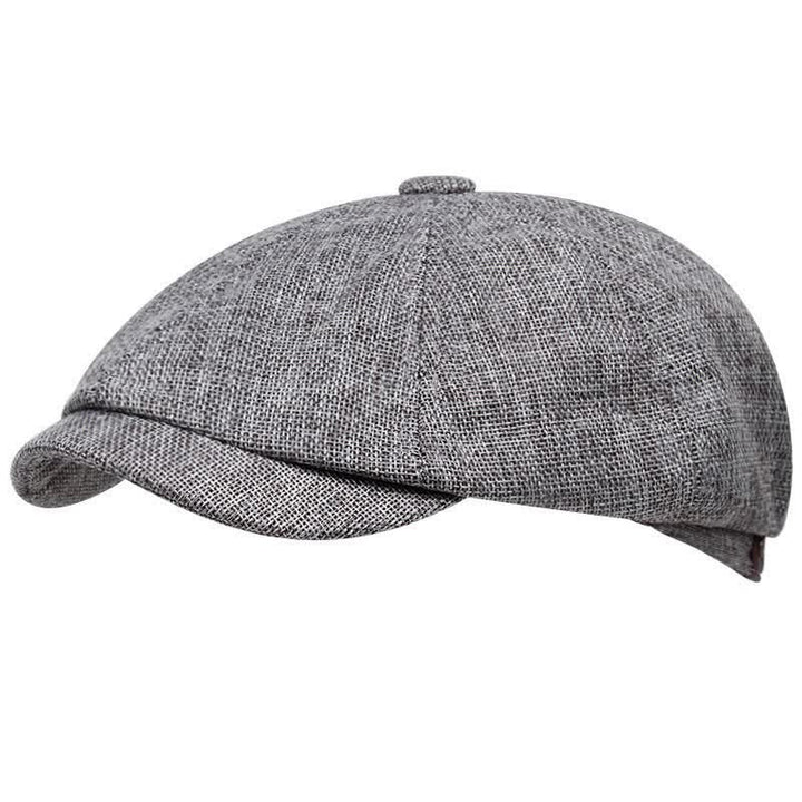 Berretto ottagonale da giornalaio piatto per il tempo libero - Grigio - Misura M (22"-22 7/8") - image 0