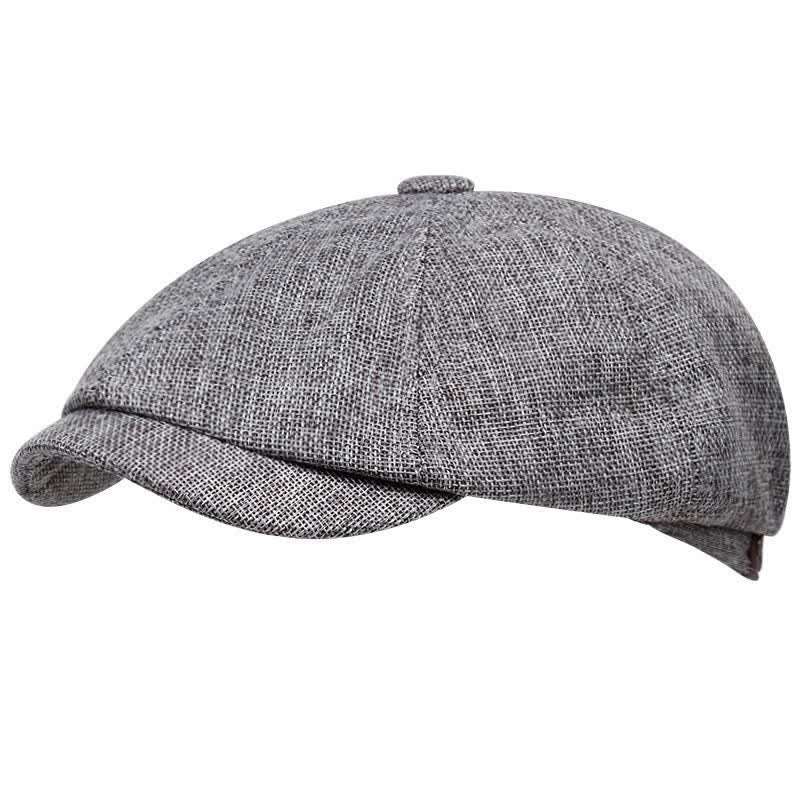 Berretto ottagonale da giornalaio piatto per il tempo libero - Grigio - Misura M (22"-22 7/8") - image 0