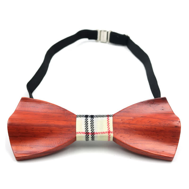 Papillon in legno curvo 3D di classe da uomo