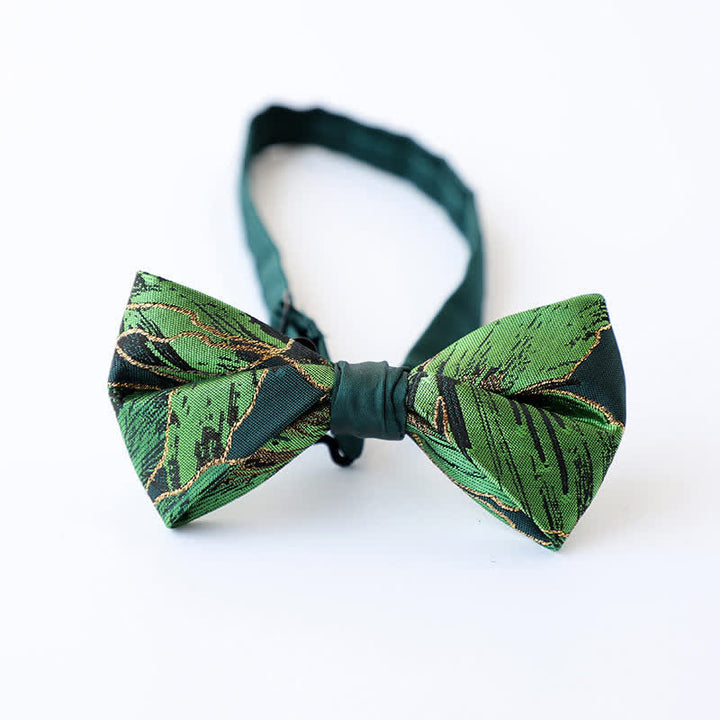 Papillon Koi color oro della serie verde da uomo