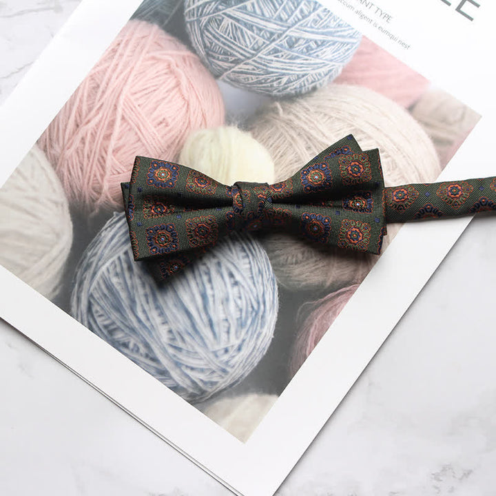 Papillon da ballo con stampa floreale multi-stile da uomo