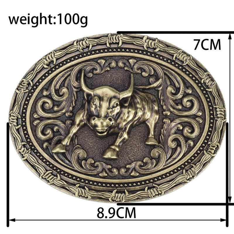 Cintura in pelle con fibbia da torero da cowboy fai da te da uomo