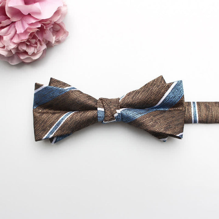 Papillon classico da uomo, formale, stampato - Stile n. 11 - image 12