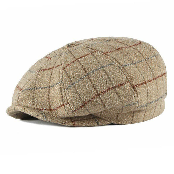 Berretto da tassista ottagonale scozzese britannico - Cachi - Misura M (22"-22 7/8") - image 8