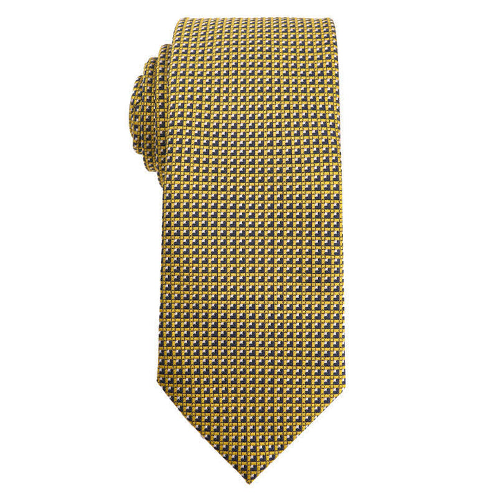 Cravatta da uomo serie verde e giallo fresco