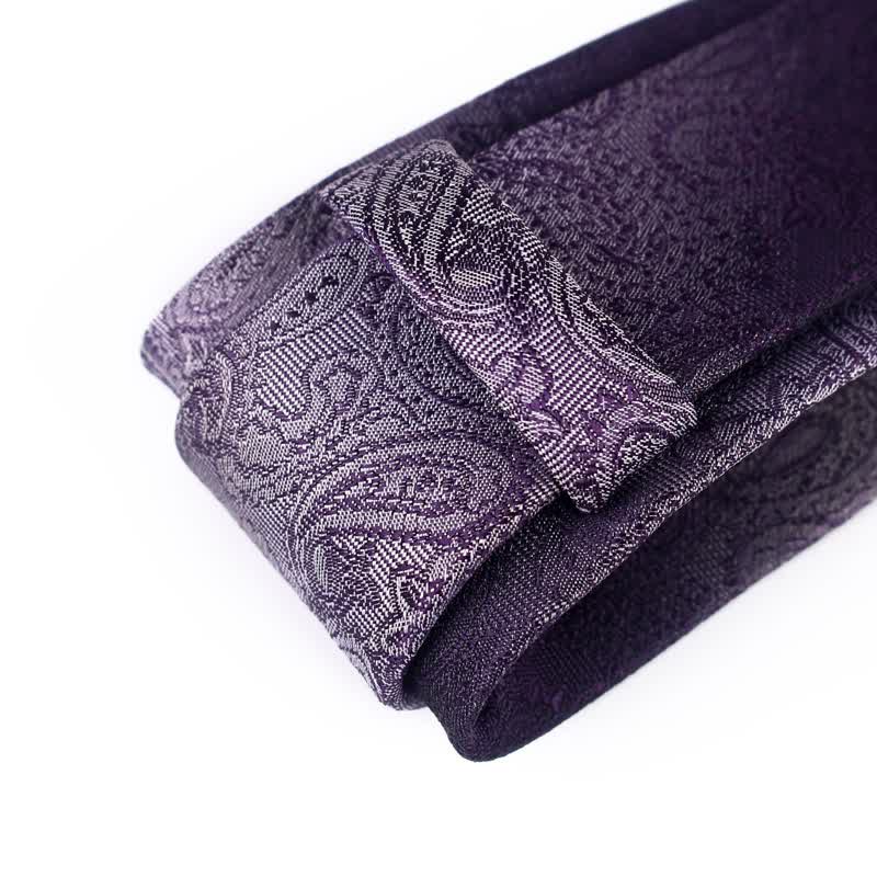 Set di 3 cravatte da uomo con motivo Paisley sfumato - image 3