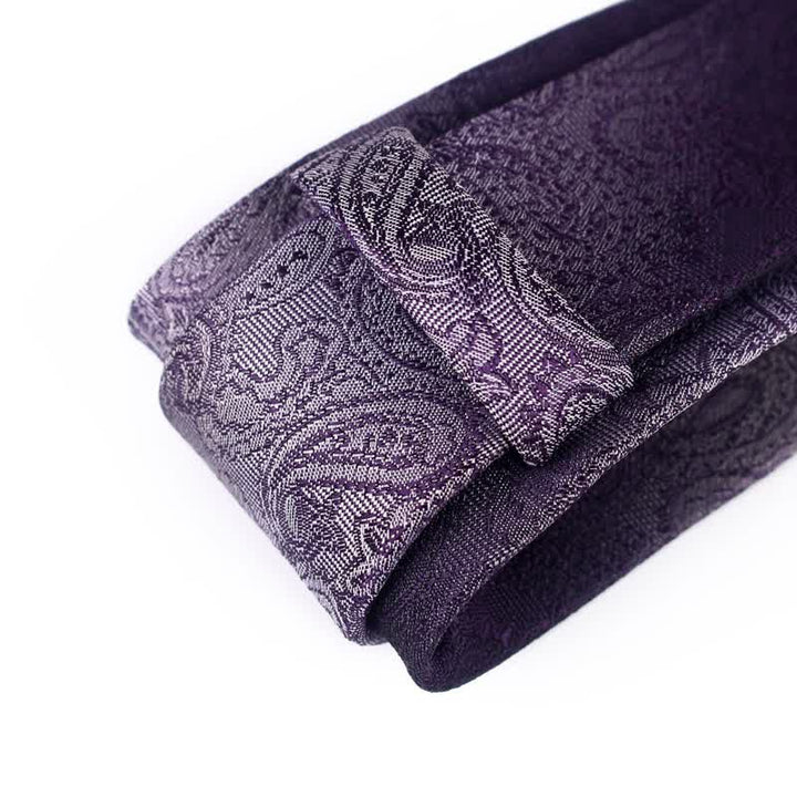 Set di 3 cravatte da uomo con motivo Paisley sfumato - image 3