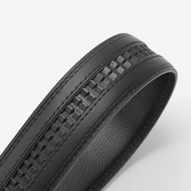 Cintura in pelle con cricchetto automatico Dragon Business da uomo