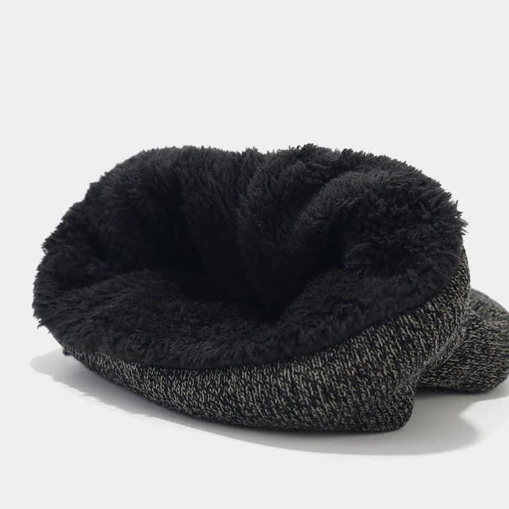 3 pezzi unisex caldo berretto sciarpa guanti set - image 4