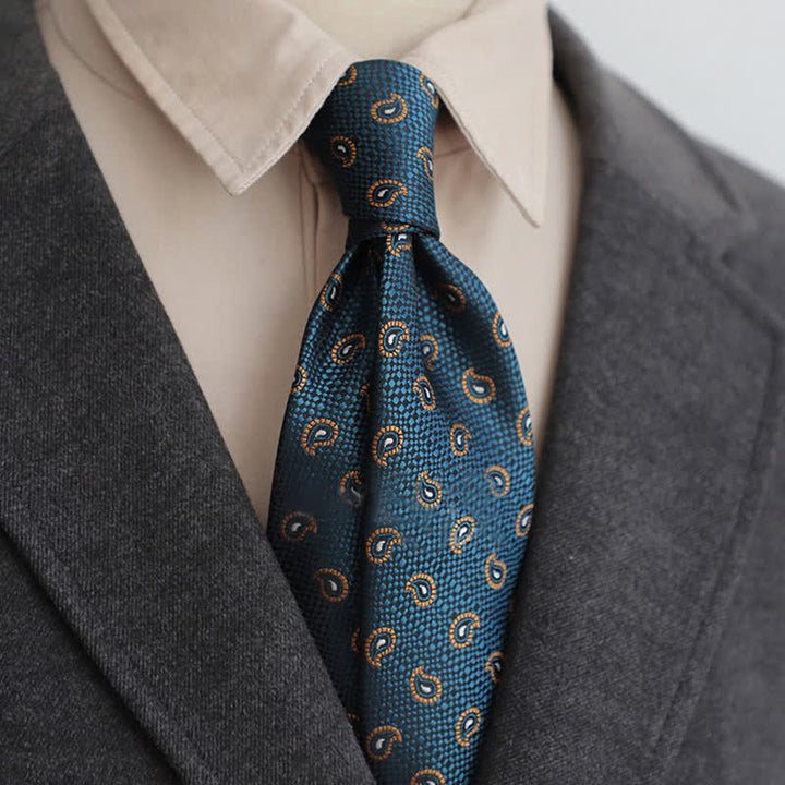 Cravatta classica elegante floreale da uomo