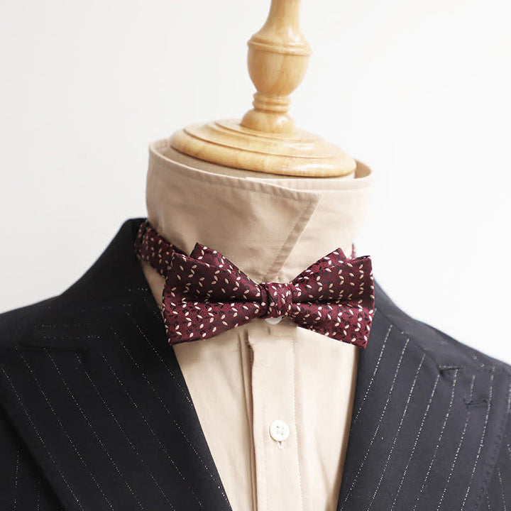 Papillon Gentleman da uomo serie Borgogna - Stile n. 13 - image 26