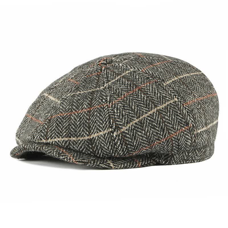 Berretto da tassista ottagonale scozzese britannico - Grigio - Misura M (22"-22 7/8") - image 2