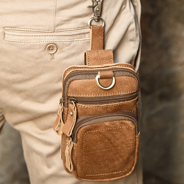 Borsa da cintura per il tempo libero, grande capienza, per il business e lo sport