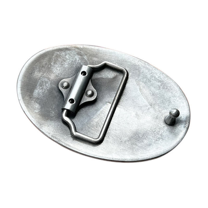 Cintura in pelle con fibbia tribale da capo indiano fai da te da uomo - image 1