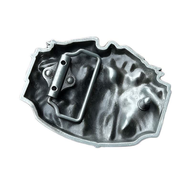 Cintura in pelle fai da te con fibbia da veterano del Vietnam da uomo - image 1