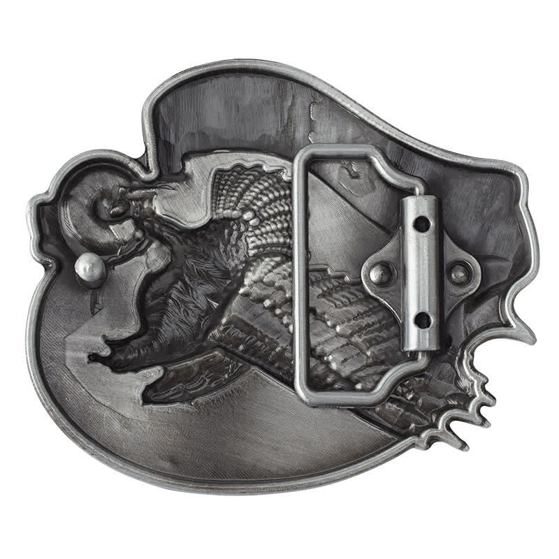 Cintura in pelle con fibbia "Eagle On Wheels Live to Ride" fai da te da uomo
