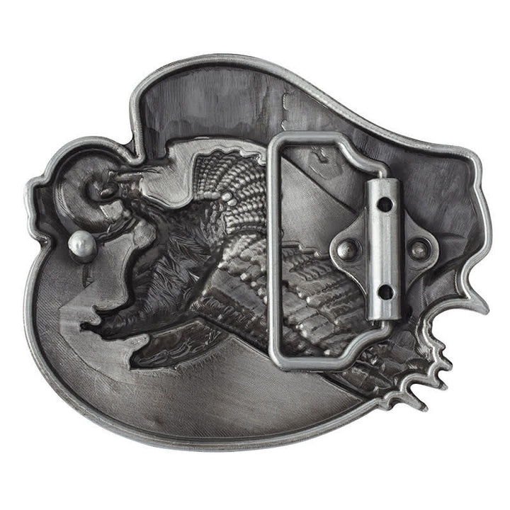 Cintura in pelle con fibbia "Eagle On Wheels Live to Ride" fai da te da uomo