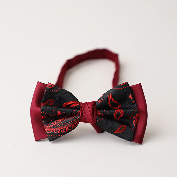 Papillon a doppio strato Paisley da uomo