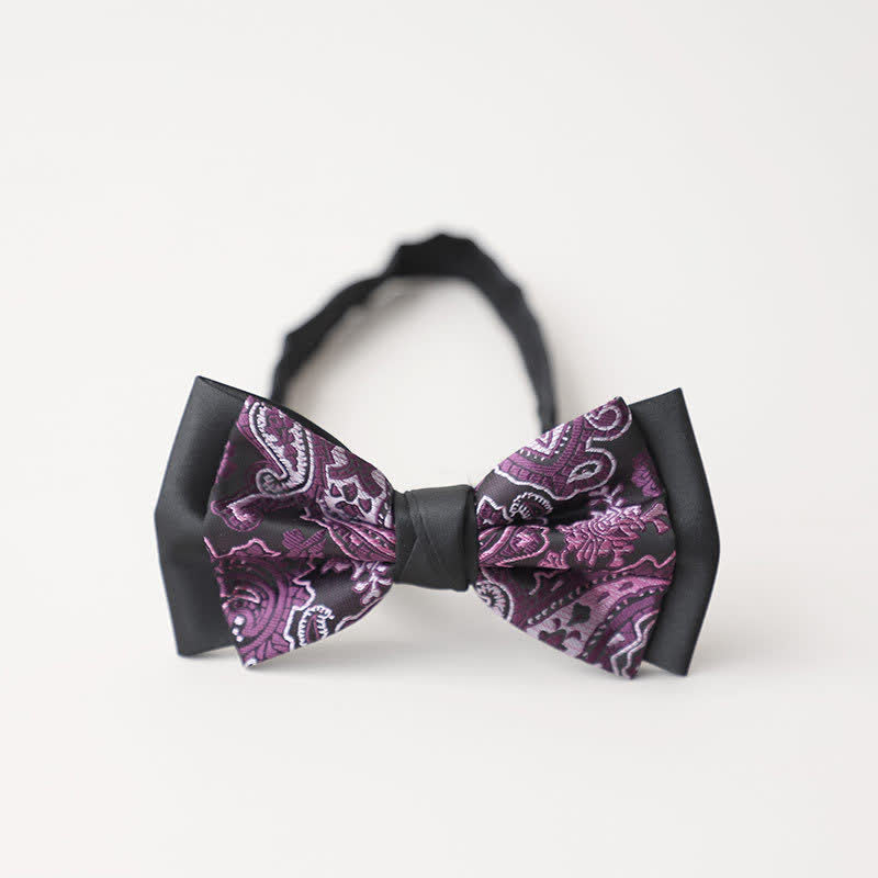 Papillon a doppio strato Paisley da uomo