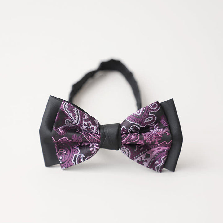 Papillon a doppio strato Paisley da uomo