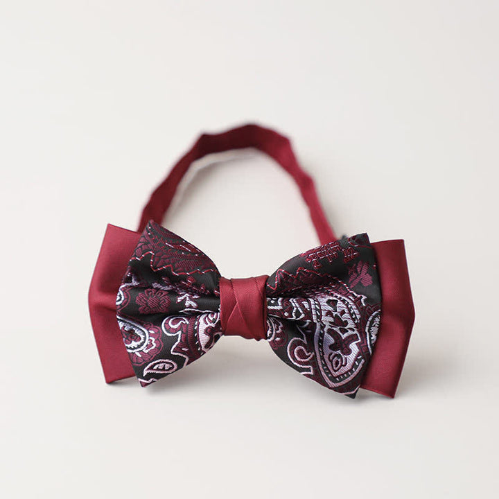 Papillon a doppio strato Paisley da uomo