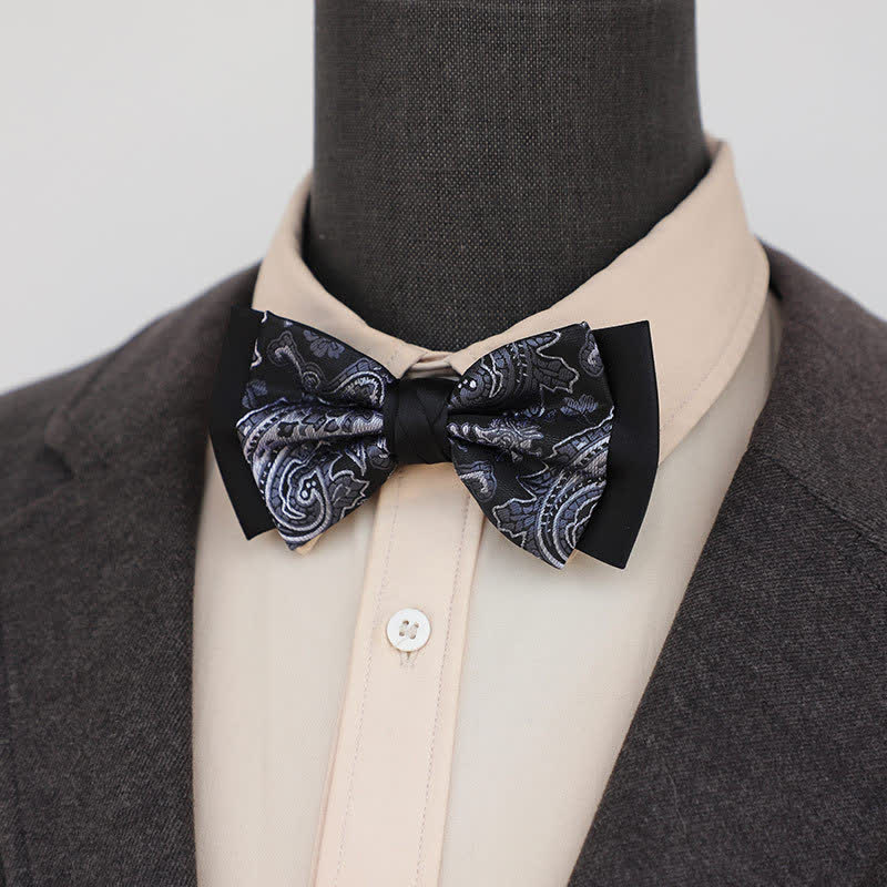 Papillon a doppio strato Paisley da uomo