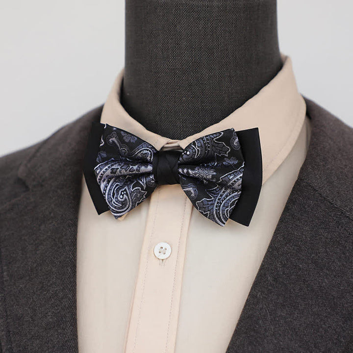 Papillon a doppio strato Paisley da uomo