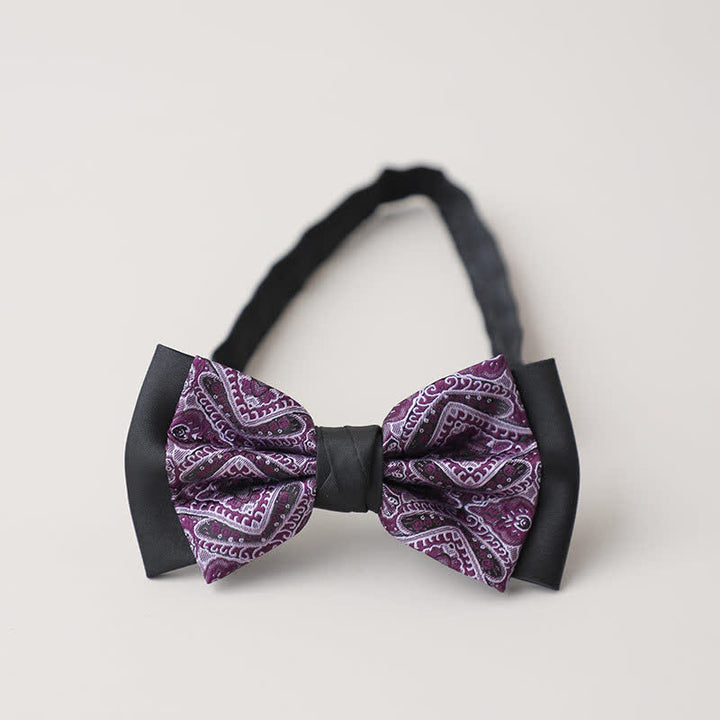 Papillon a doppio strato Paisley da uomo