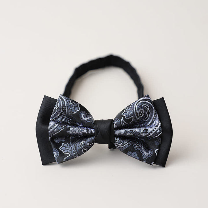 Papillon a doppio strato Paisley da uomo