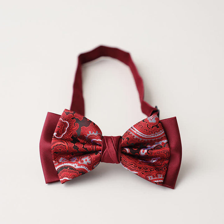 Papillon a doppio strato Paisley da uomo