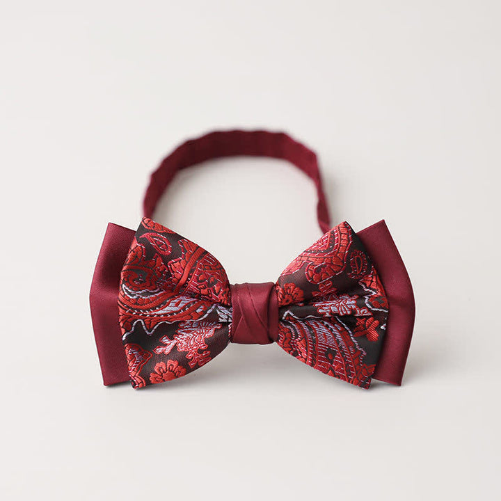 Papillon a doppio strato Paisley da uomo