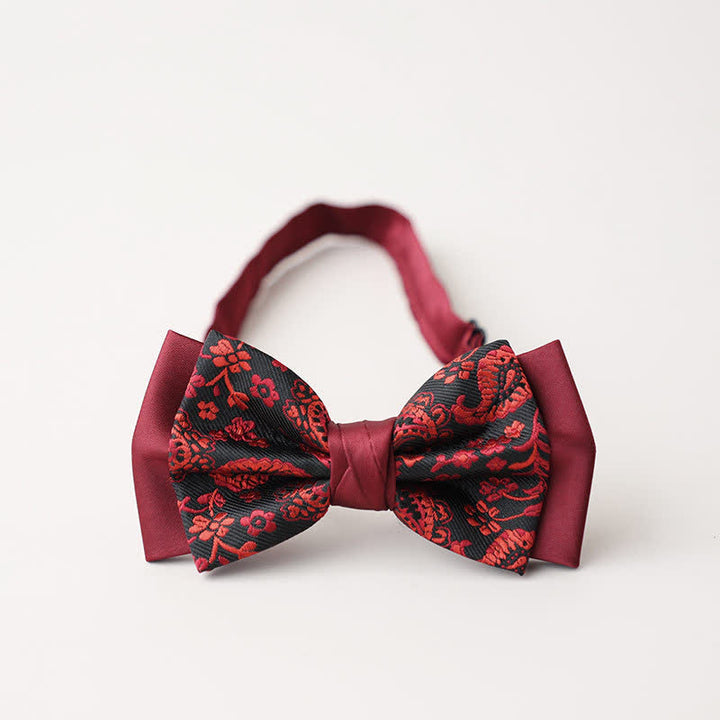 Papillon a doppio strato Paisley da uomo