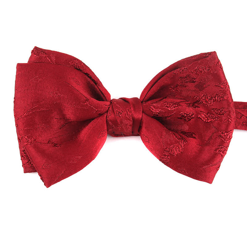 Papillon da sposa floreale meticoloso speciale da uomo