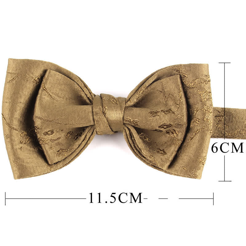 Papillon da sposa floreale meticoloso speciale da uomo
