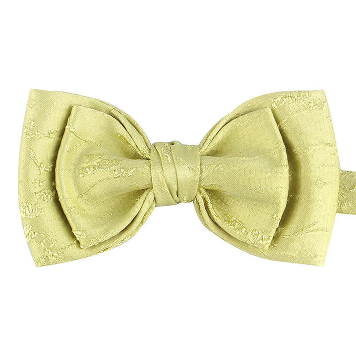 Papillon da sposa floreale meticoloso speciale da uomo