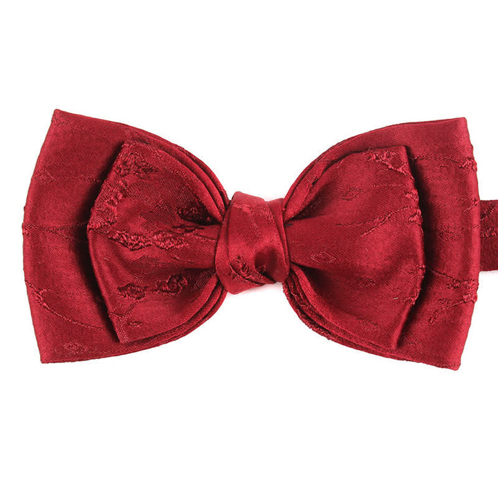 Papillon da sposa floreale meticoloso speciale da uomo