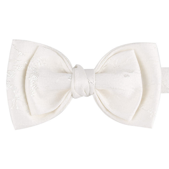 Papillon da sposa floreale meticoloso speciale da uomo
