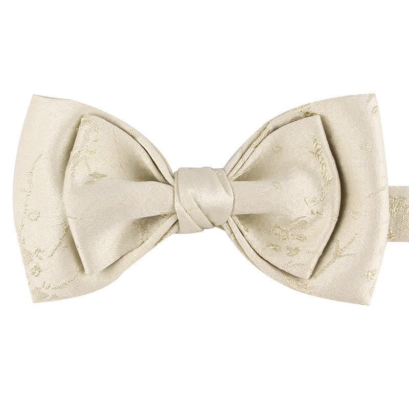 Papillon da sposa floreale meticoloso speciale da uomo