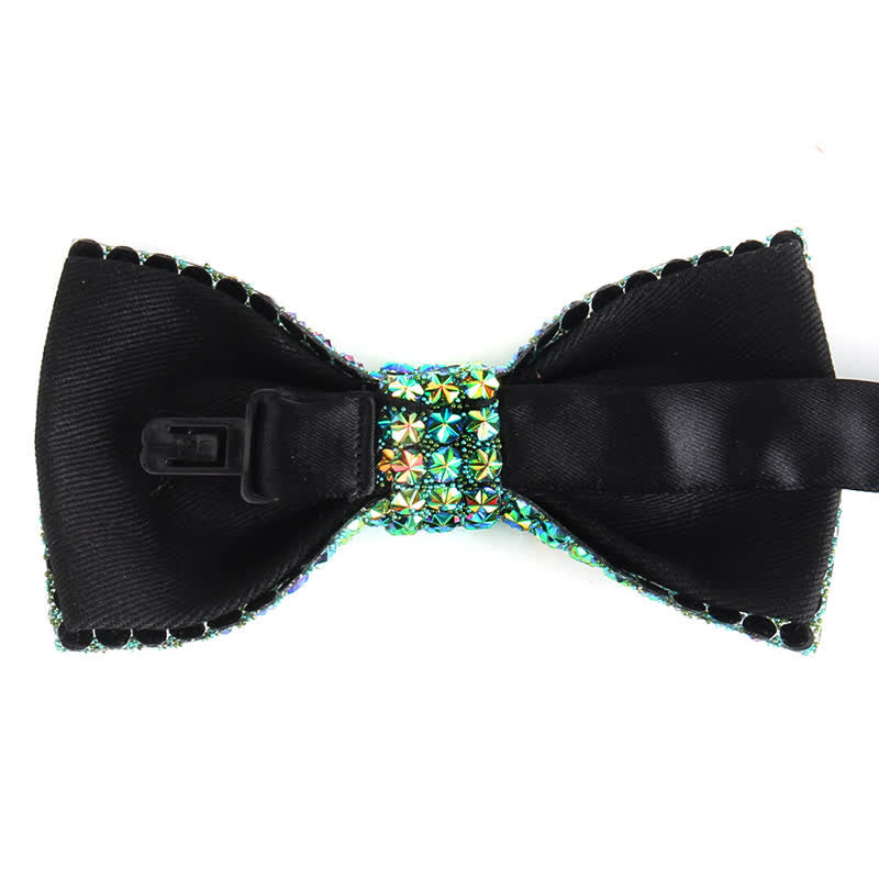 Papillon da festa con strass scintillanti di lusso da uomo