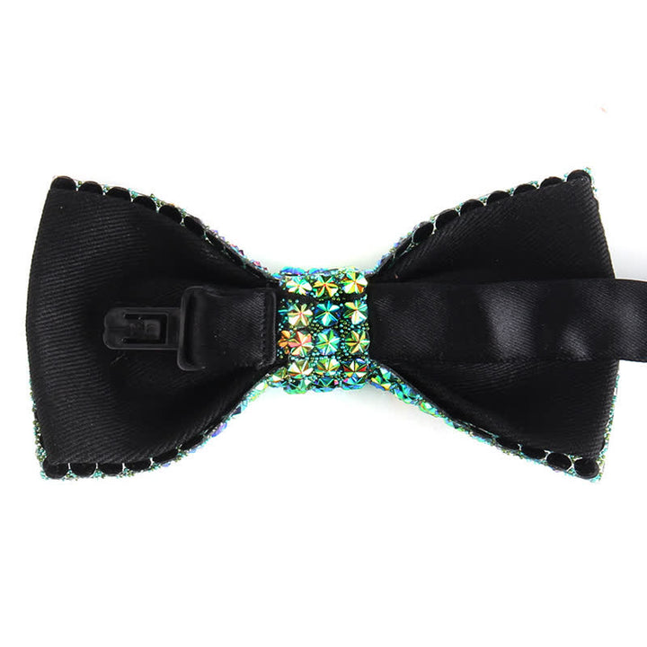 Papillon da festa con strass scintillanti di lusso da uomo