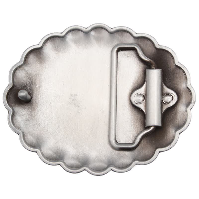 Cintura in pelle con fibbia a forma di totem con croce tribale indiana fai da te da uomo