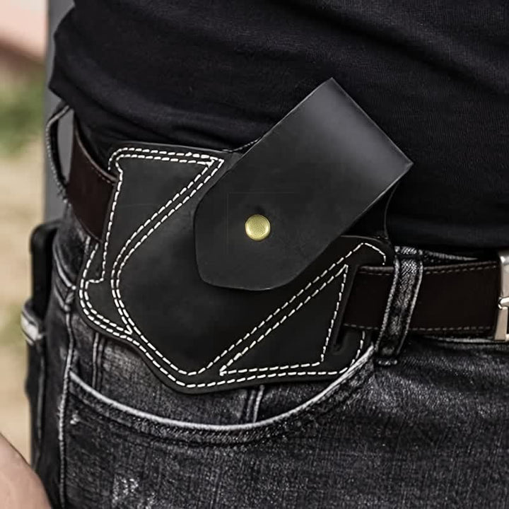 EDC Organizer Multitool Fodero Cintura in Pelle Borsa