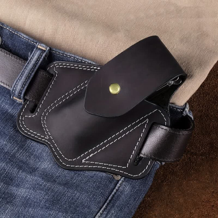 EDC Organizer Multitool Fodero Cintura in Pelle Borsa - image 7