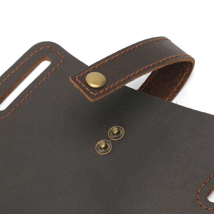 Borsa da cintura in pelle comoda per il trasporto del telefono cellulare retrò - image 18