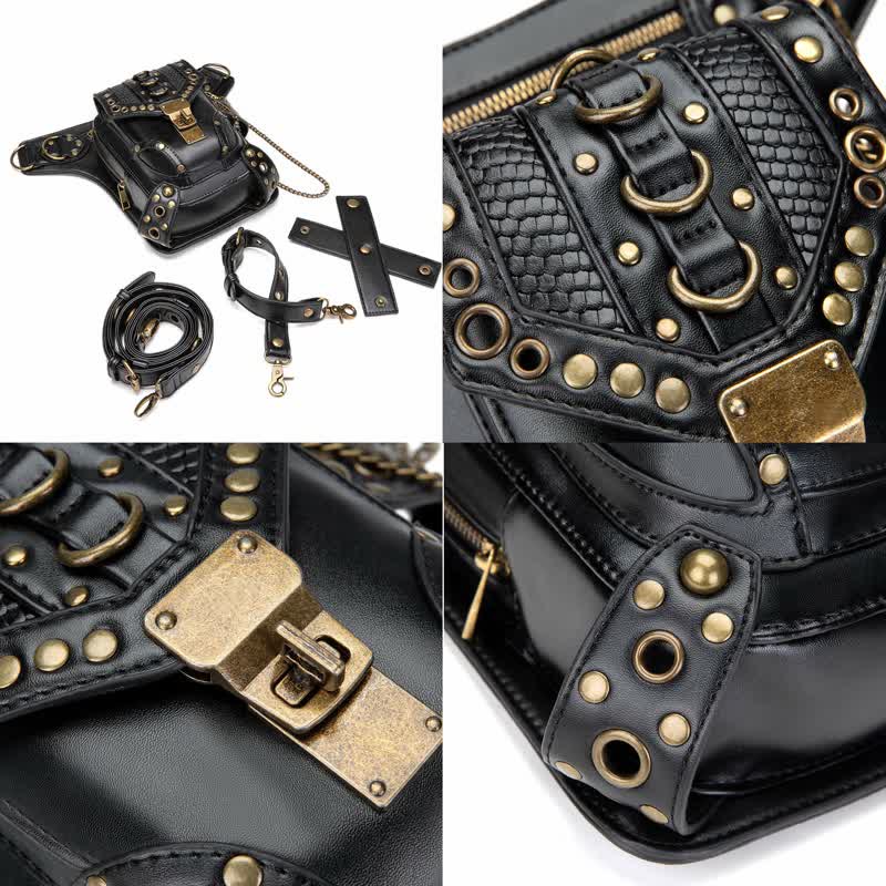 Marsupio Steampunk Fondina per coscia Borsa a tracolla per vita e gamba