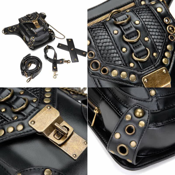 Marsupio Steampunk Fondina per coscia Borsa a tracolla per vita e gamba