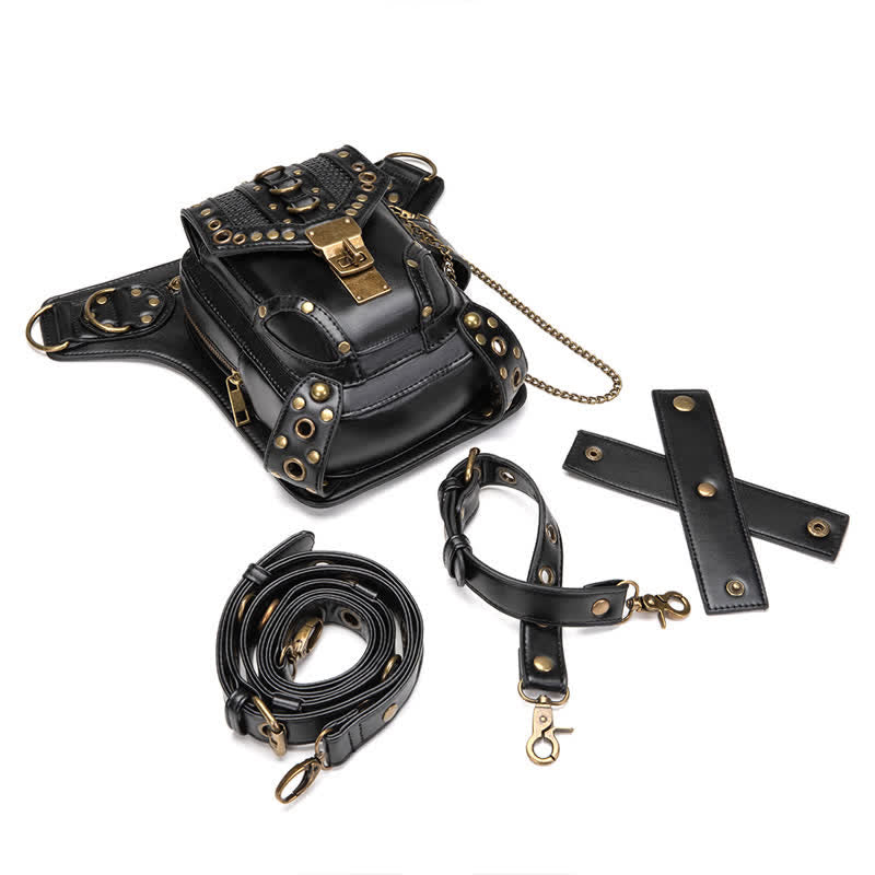 Marsupio Steampunk Fondina per coscia Borsa a tracolla per vita e gamba