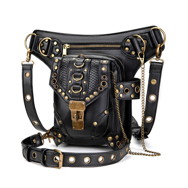 Marsupio Steampunk Fondina per coscia Borsa a tracolla per vita e gamba